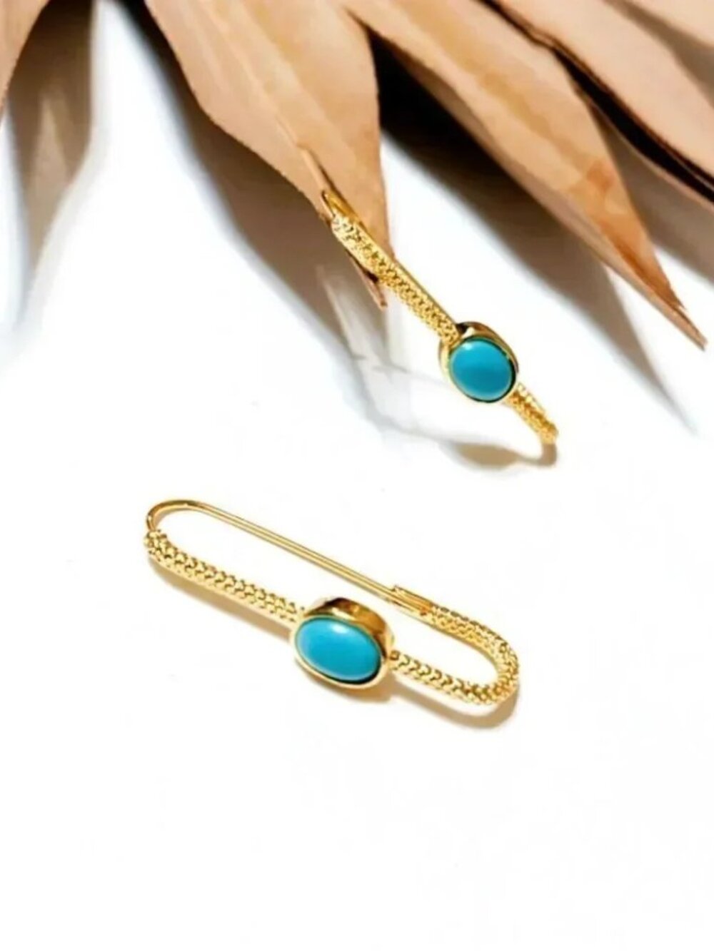 Vintagestyle hoop earrings 1035